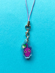 Tiny Pikmin Phone Charm Keychains  Funny Cute 1in Acrylic Keychains Phone Charm  Double Sided
