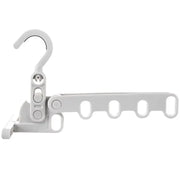 Foldable PVC Multi-Hook Travel Hanger — Selected 1- or 2-Piece Pack