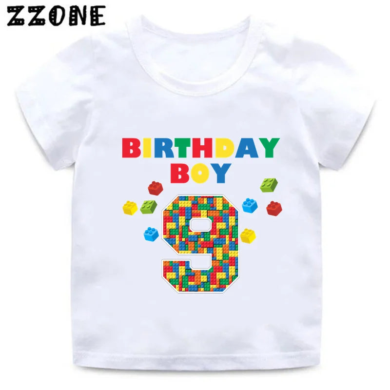 Building Blocks Print Kids T-Shirt