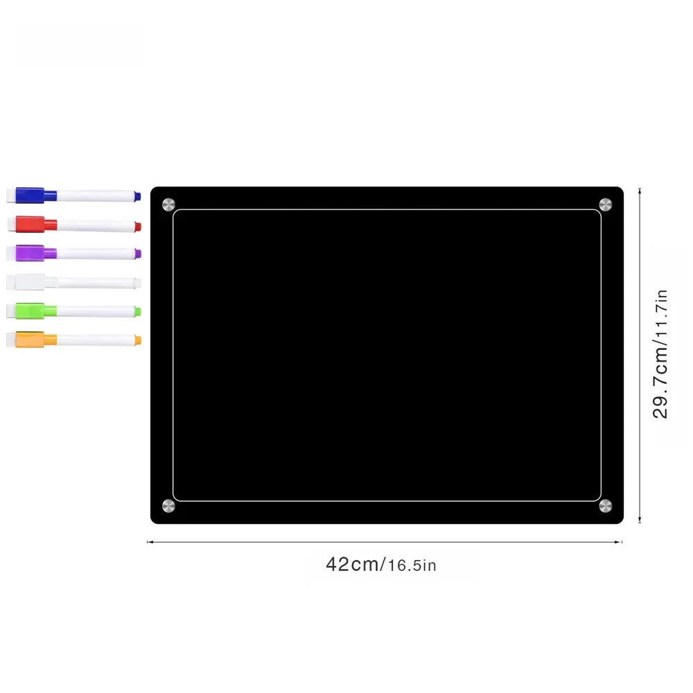 Magnetic Acrylic Refrigerator Planner