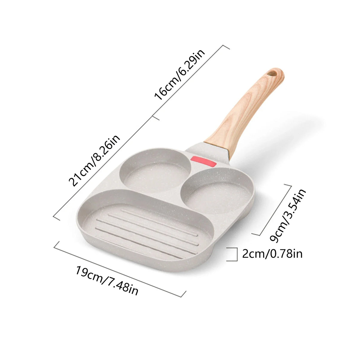 Pancake Pan Non-Stick Fried Egg Pan 4Holes 7 Holes Frying Pan Pancakes Maker for Breakfast Eggs Kitchen Utensils Burger Pan