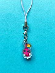 Tiny Pikmin Phone Charm Keychains  Funny Cute 1in Acrylic Keychains Phone Charm  Double Sided