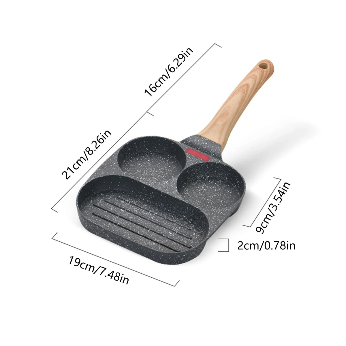 Pancake Pan Non-Stick Fried Egg Pan 4Holes 7 Holes Frying Pan Pancakes Maker for Breakfast Eggs Kitchen Utensils Burger Pan