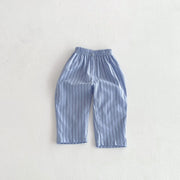 Kids Cartoon Print Summer Trousers