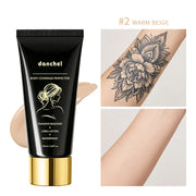 100ml Body Leg Concealer Waterproof Anti Transfer Cover Tattoo Scar Varicose Veins Even Skin Tone Wheat Tan Foundation