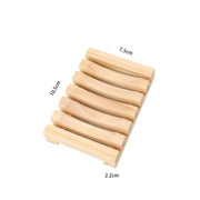 New Wood Soap Box Natural Wooden Bath Soap Holder Creative Fashion Tray Prevent Mildew Drain Box Kitchen Bathroom Washroom Tools