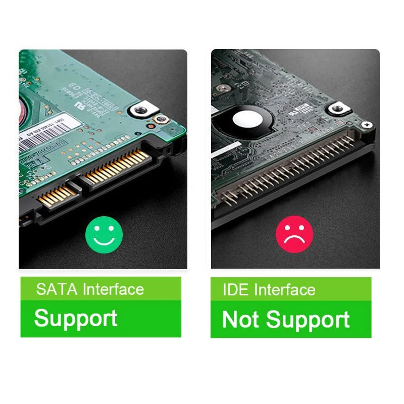 USB 3.0/Type C to SATA III Hard Disk Case for 2.5 inch HDD SSD External Hard Drive Enclosure Harddisk Boxs Support UASP HDD Box