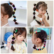50/300/500 pcs Girls Colorful Elastic Hair Bands Ponytail Hold Hair Tie Rubber Bands Scrunchie Hair Accessories Bands for Girls