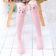 Spring Autumn Girls Cotton Ankle Short Lovely Stockings Cartoon Unicorn Kids Child Knee High Socks Infant Baby Over Knee Socks