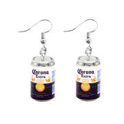 Earrings For Women Girls Cute Foods Hamburg Pizza Chicken Leg Candy Bottle Handmade Candy Kids Funny Resin