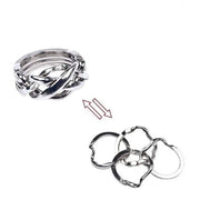 Metal Ring Puzzle Logic Mind Brain Teasers Puzzles Game for Adults