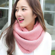 Unisex Polyester Chunky-Knit Infinity Scarf — 1 Piece