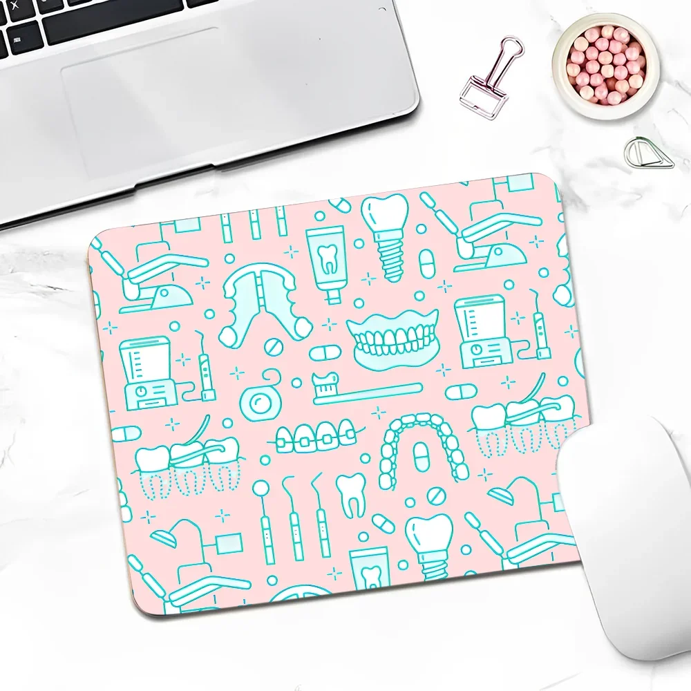 Dentist Dental DIY Desktop, Cute Mouse Pad, Extended Game Accessories, Writing Pad Writing Table Pad Kawaii Desk Mat