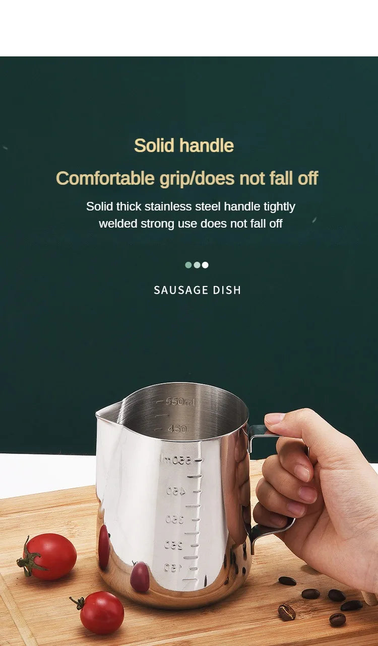Stainless Steel Milk Frothing Pitcher