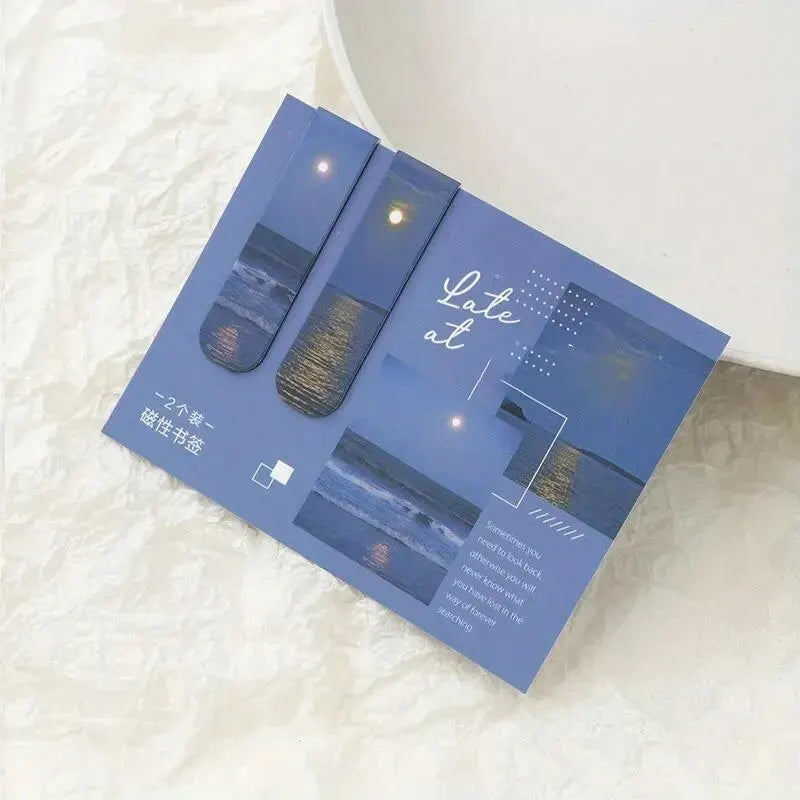 Scenic Magnetic Bookmarks — 2 Pieces