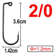 100 pcs 90 Degree Jig Fly Tying Strong Wire Saltwater Freshwater Fish Hook Aberdeen jig fishing size 6 4 2 1 1/0 to 4/0#