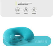 Inflatable Velvet Travel Neck Pillow