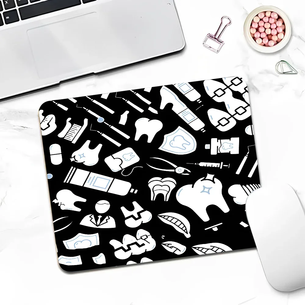 Dentist Dental DIY Desktop, Cute Mouse Pad, Extended Game Accessories, Writing Pad Writing Table Pad Kawaii Desk Mat