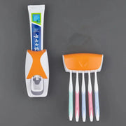 Wall-Mounted Toothbrush & Toothpaste Set