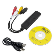 USB2.0 Audio Video Capture Card TV Tuner VHS To DVD Video Capture Converter Analog For Win7/8/XP/Vista with USB Cable PC Adapter