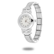 New Vintage Men Women's High Quality Oval Shape Stainless Steel Watch Bracelet Fit 9mm DIY Italian Charm Bangle Jewelry Gifts
