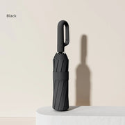 Automatic Folding Rain Umbrella — Ring Handle, 105cm or 125cm Canopy