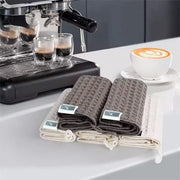 Microfiber Coffee-Bar Cleaning Towels — 30 × 30 cm, Selected Pack