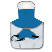 Polyester Hooded Dog Raincoat with Reflective Trim — L–6XL
