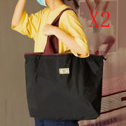 Foldable Nylon Drawstring Shopping Bag — Selected Size and Pack