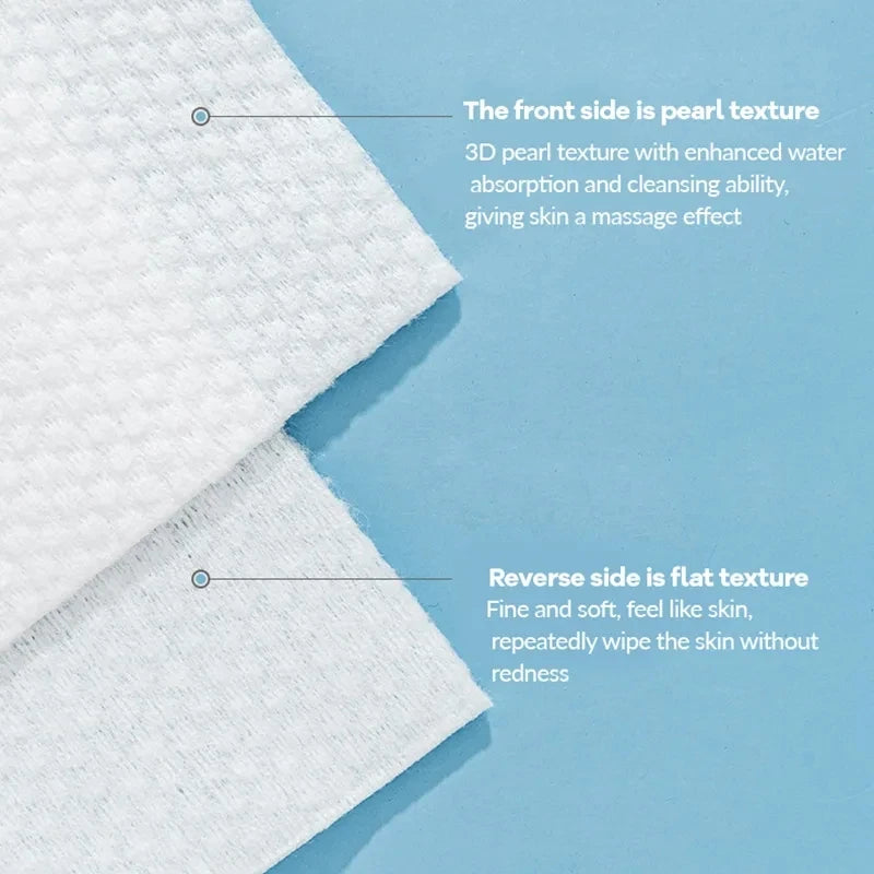 Soft Disposable Facial Cleansing Wipes — 100 Count
