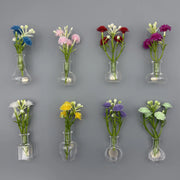 Mini Glass Vase Refrigerator Magnet Set