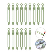 Reusable Silicone Cable Ties — Selected Color and Pack