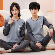 Teens Pajamas Long Sleeves 100% Cotton Pyjamas Big Kids Clothes Sets Children Boys Sleepwear Pajamas For Girls 10 12 14 16 Years
