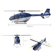 RC ERA C187 EC135 Scaled 4CH RC Helicopter Gyroscope Stabilization Altitude Hold 2.4G Remote Control Aircraft Model