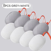 1~8Pcs New Foaming Soap Bag Net Mesh Massage Exfoliator Pouch Bathing Bubble Maker Cleaning Tool