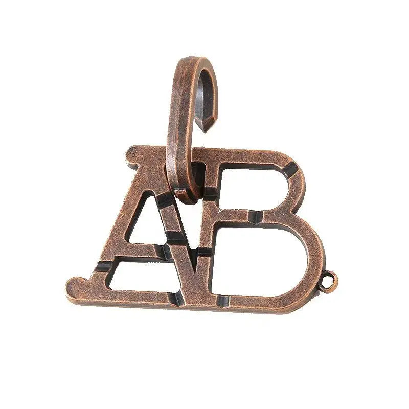 Magic Baffling AB Lock Metal Disentanglement Brain Teaser Puzzles Problem Solving Toys Educational Gifts For Adults & Teenager