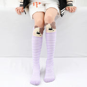 Spring Autumn Girls Cotton Ankle Short Lovely Stockings Cartoon Unicorn Kids Child Knee High Socks Infant Baby Over Knee Socks