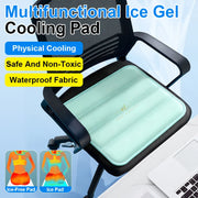 Pet Cooling Mat Gel Ice Pad for Dogs Cats Summer Cool Ice Cold Pad Office Seat Cushion Car Bed Sofa Cooler Mat Hot Weather