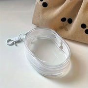 Clear Zipper Travel Pouch with Clip — Selected 1- or 2-Piece Pack