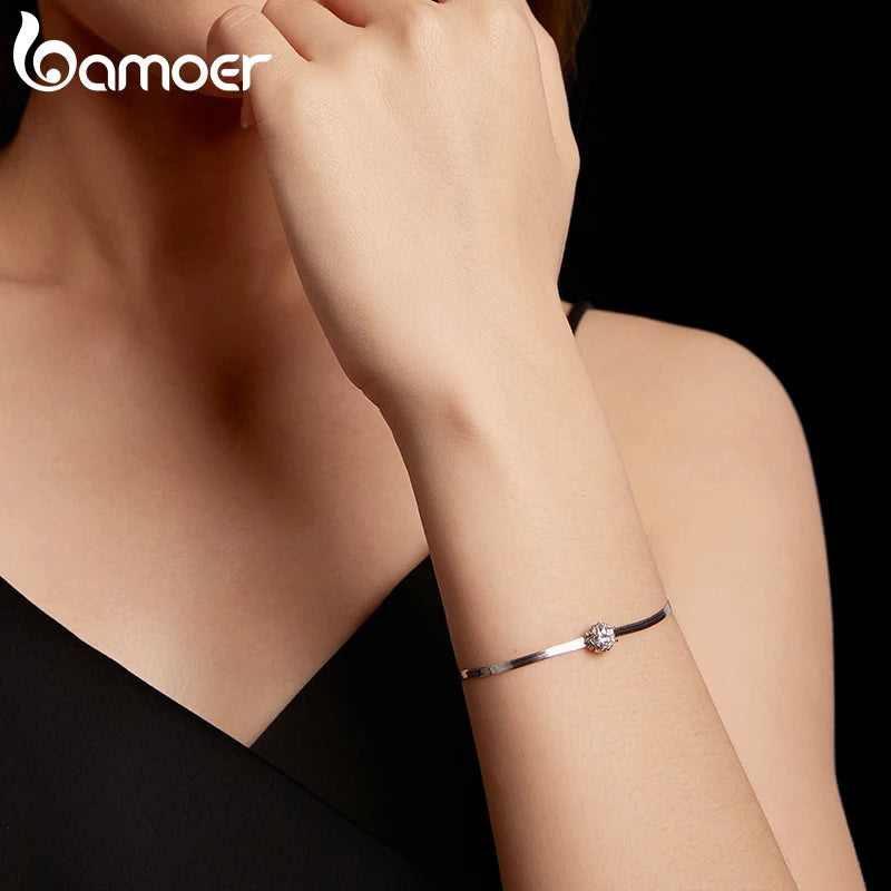 Sterling Silver Moissanite Bracelet