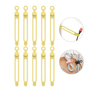 Reusable Silicone Cable Ties — Selected Color and Pack