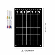 Magnetic Acrylic Refrigerator Planner