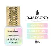 NATUHANA False Eyelash Glue Waterproof Eye Lash Cosmetic Tools False Eyelashes Adhesive Clear-white Dark-Black Makeup Tools