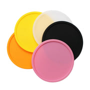 Reusable Silicone Drink Coasters — 5 or 6 Pieces