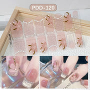Semi-Cured Gel Nail Polish Strips, 14-Pc