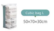 Pump-Free Vacuum Storage Bag — Flat or Cubic, Selected Size