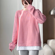 Maternity Postnatal Nursing Wear For Spring And Autumn Sweater Pink Spring And Autumn Nursing Clothing For Postnatal Wear