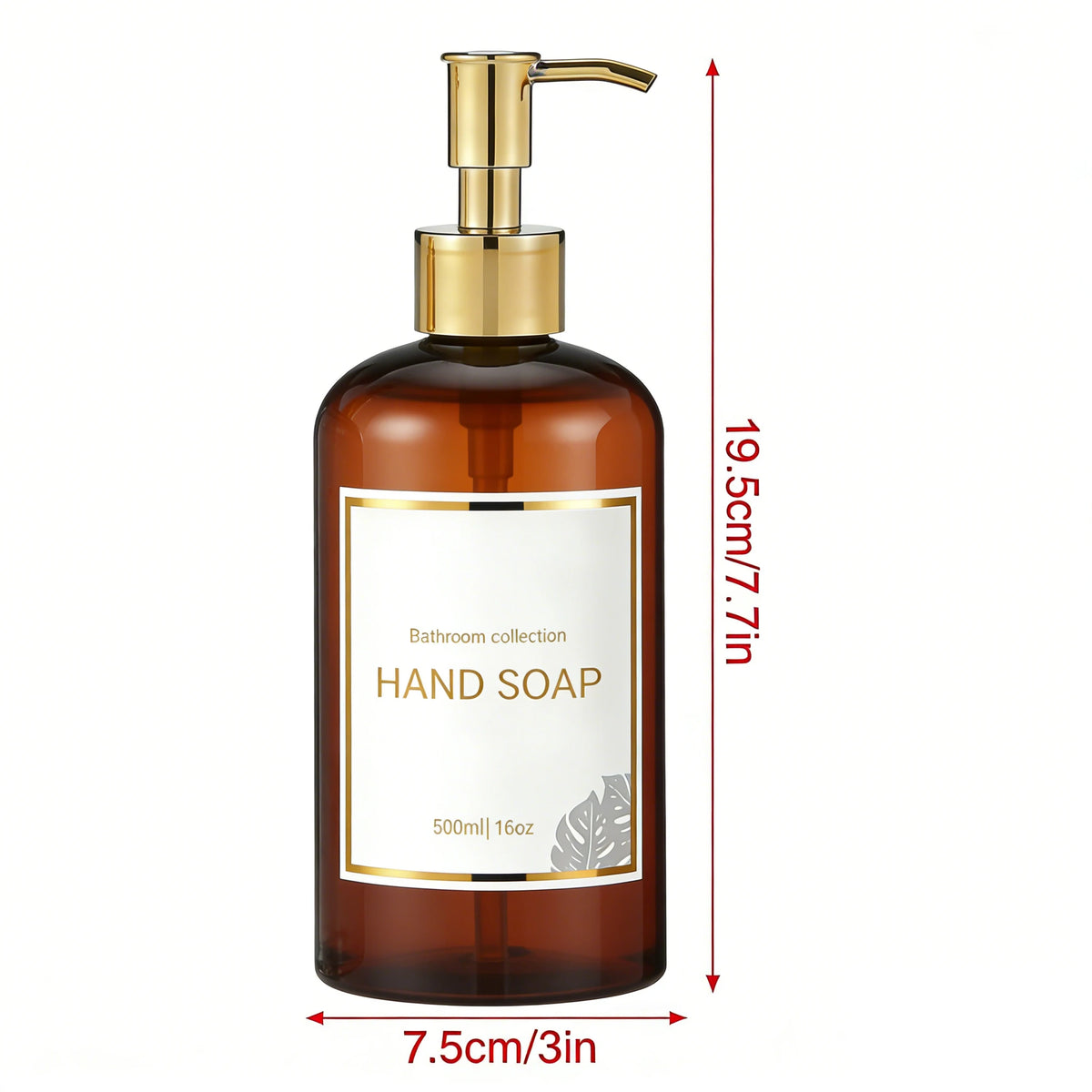Refillable 500ml Soap & Lotion Dispenser
