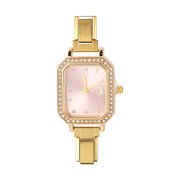 Fashion Luxury DIY 9MM Charm Stainless Steel Shiny Round Square Watch Bracelet Bangle High Quality Y2K Watch Head Christmas Gift
