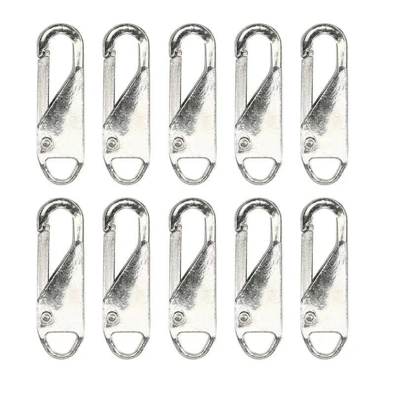 Replacement Zipper Pull Tabs — Selected Style, 5- or 10-Piece Pack